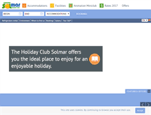Tablet Screenshot of campingsolmar.com